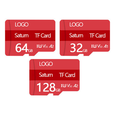 কাস্টমাইজযোগ্য রঙ মেমরি টিএফ কার্ড 128GB 64GB 32GB ক্যামেরা ফোনের জন্য MP4 DVR