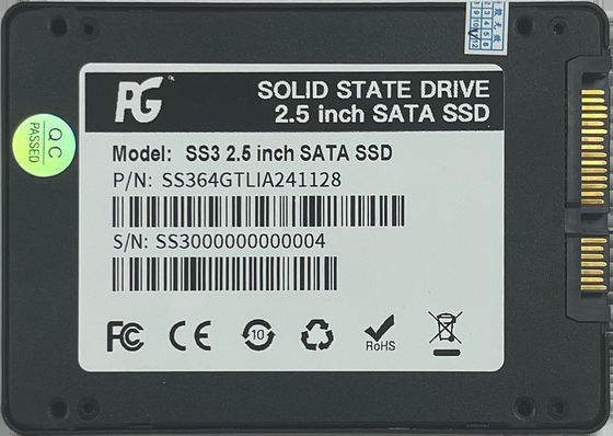 2.5'' SATA ইন্ডাস্ট্রিয়াল সলিড স্টেট ড্রাইভ এসএসডি 128GB 256GB 512GB 1TB মনিটর ডিভাইসের জন্য